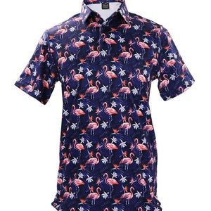 Flamingo golf polo